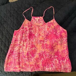 Lilly Pulitzer Dusk Racerback “Cheeky Melon”print camisole